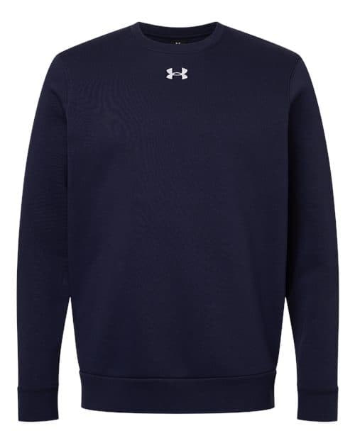 Men's Team Icon Fleece Crew in Midnight Navy/ White 