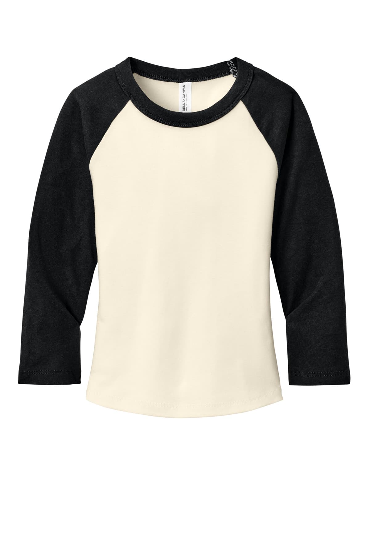 BELLA+CANVAS Women's Micro Rib 3/4 Raglan Baby Tee