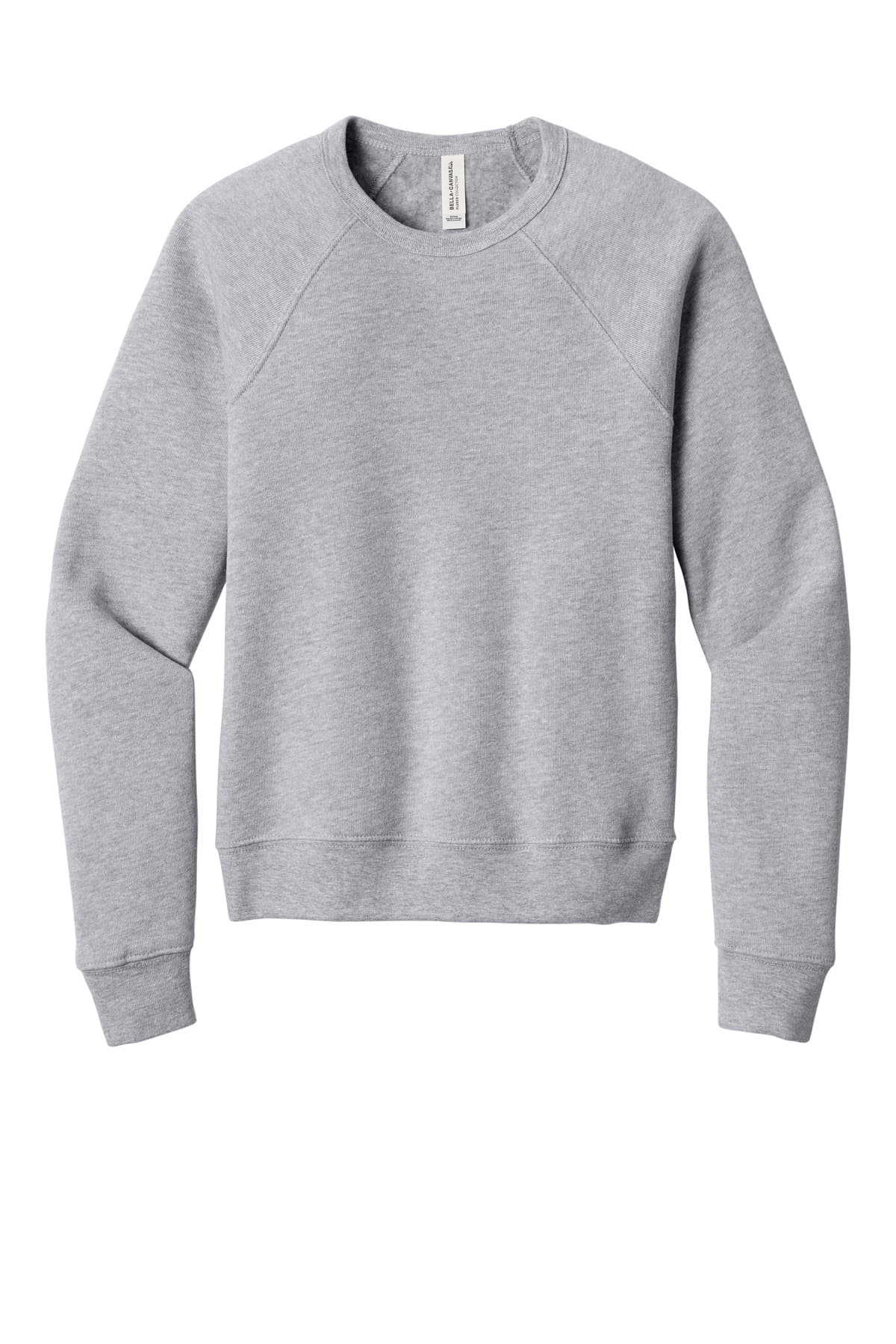 BELLA+CANVAS Youth Sponge Fleece Raglan Sweatshirt
