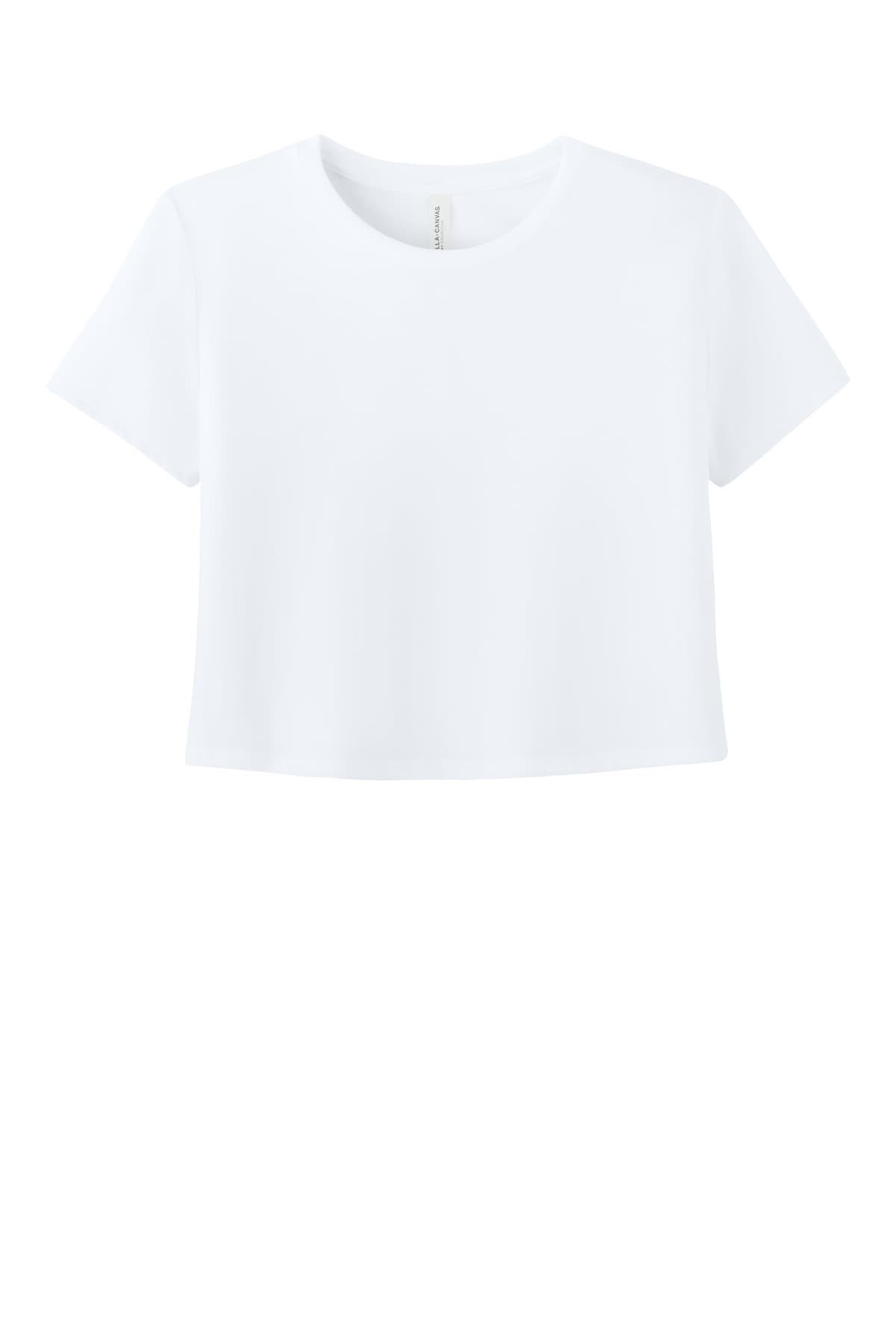 BELLA+CANVAS Women's Flowy Cropped Tee
