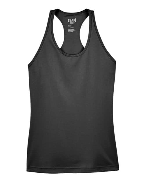 Women's Zone Performance Racerback Tank in Black