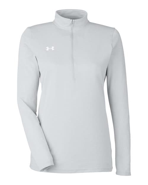 Women's Team Tech™ Half-Zip Pullover in Mod Grey Light Heather/ White