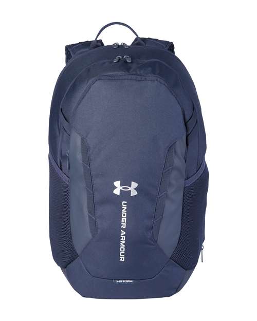 FLG Navy 2031 Midnight Navy Hustle Team Backpack 6.0, with no design, front view