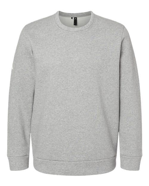 Unisex Fleece Crewneck Sweatshirt in Grey Heather