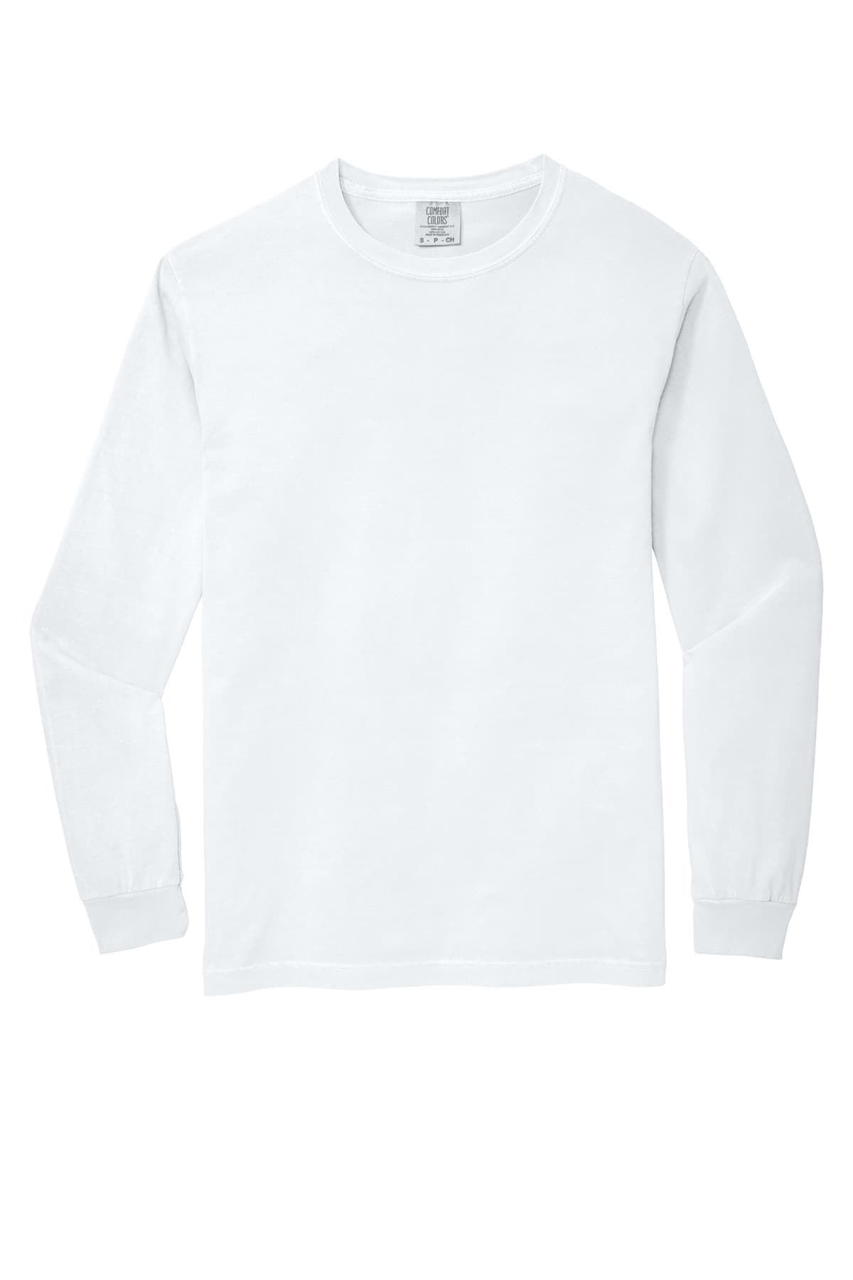 COMFORT COLORS Heavyweight Ring Spun Long Sleeve Tee with the Love of the Game Circle Badge Full Color design